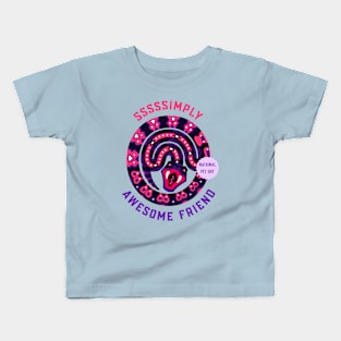 Pet Snake Lover Awesome Friend Snakes Kids T-Shirt